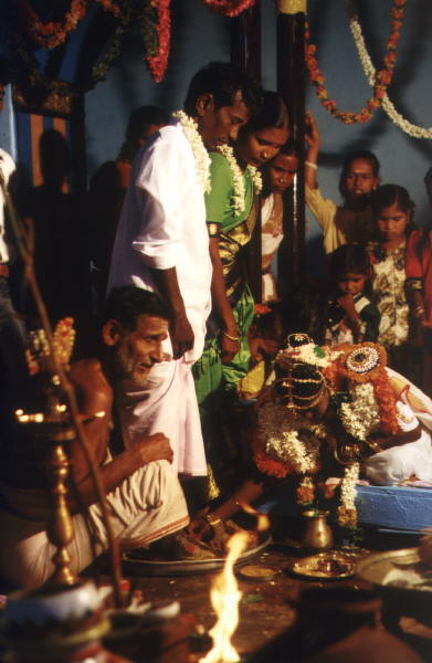 Hindu-Hochzeit in Pondicherry