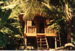 Our bamboo-hut on Kaididiri/Togian Islands