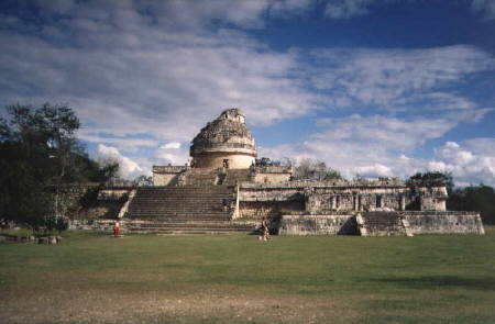 Caracol: Mutmaßlich ein Maya-Observatorium in Chichén Itzá (ca.800 n.Chr.)