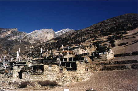 Mountain-village near Pisang, 3 800 m high