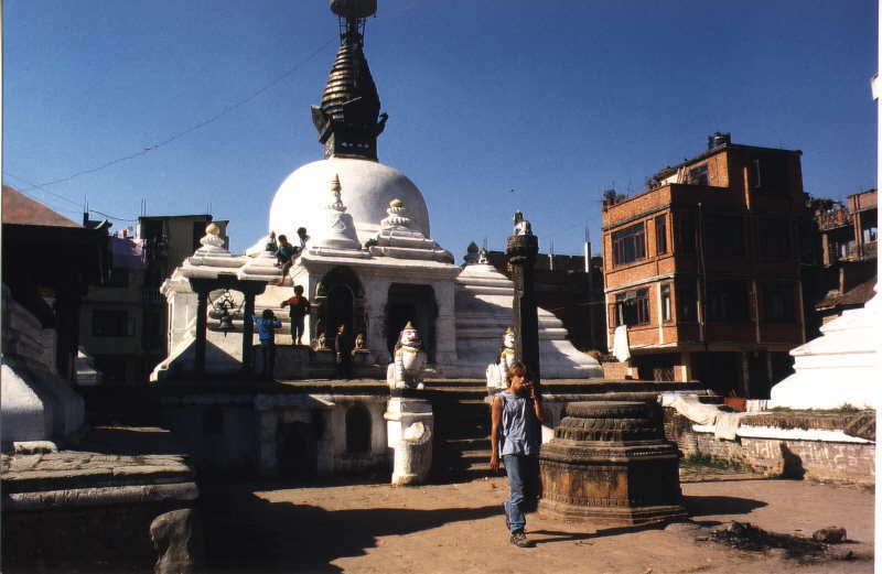 Kleine Stupa in Kathmandu