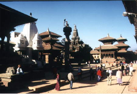 Tempel am Durban Square im Süden Kathmandu